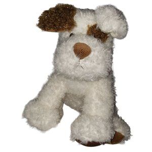 Barnes And Noble Plush Noble the Dog Stuffed Animal Toy 12" Terrier Fuzzy Soft